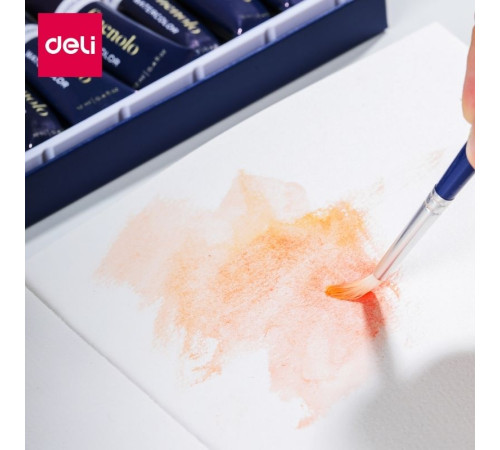 Скетчбук DELI "Finenolo ", 12 х 12 см, 40 л., 160 г/кв.м., красный