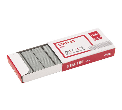 Скобы DELI для степлера №10, 1000 шт/кор
