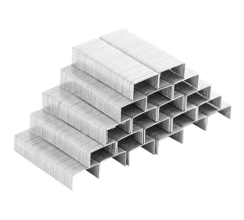 Скобы DELI для степлера №10 (15 листов), 1000 шт/кор, серебро