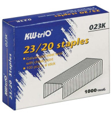 Скобы KW-trio для степлера №23/20 (160-200 листов) 1000 шт/кор