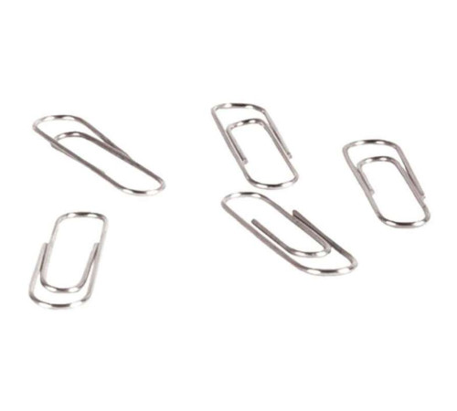 Скрепки BERLINGO 32 мм, никелированные, 100 шт/упак