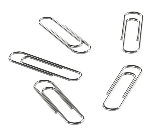 Скрепки BERLINGO 32 мм, никелированные, 100 шт/упак