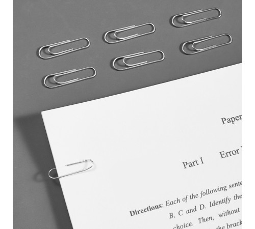 Скрепки DELI "i Select" 28 мм, оцинкованные, 100 шт/упак