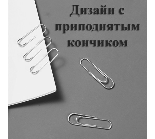 Скрепки DELI "i Select" 28 мм, оцинкованные, 100 шт/упак