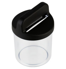 Скрепочница магнитная СТАММ, без скрепок, прозрачная