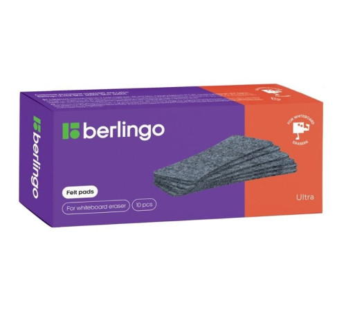 Сменные вкладыши для губки-стирателя для досок Berlingo "Ultra" (10шт.)