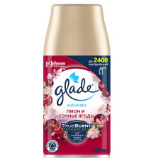 Сменный баллон Glade Automatic для освежителя воздуха "Пион и Сочные ягоды", 269 мл