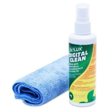 Спрей чистящий для экранов Delux "Digital Clean", 100 мл + салфетка