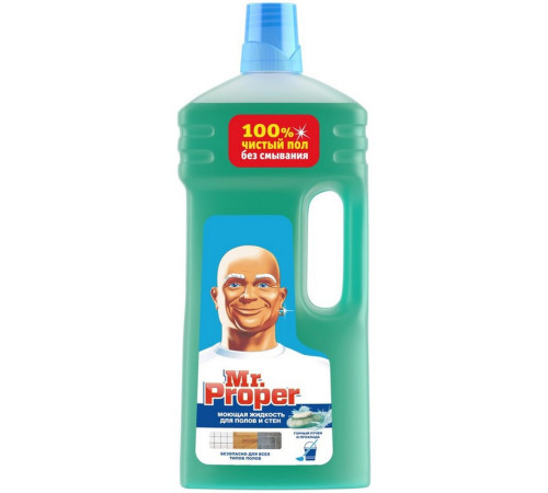 Средство чистящее универсальное Mr. Proper "Горный ручей и прохлада", 1500мл.