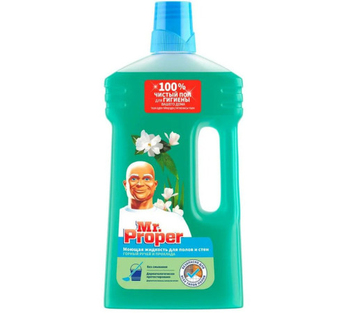 Средство чистящее универсальное Mr. Proper "Горный ручей и прохлада", 1л.