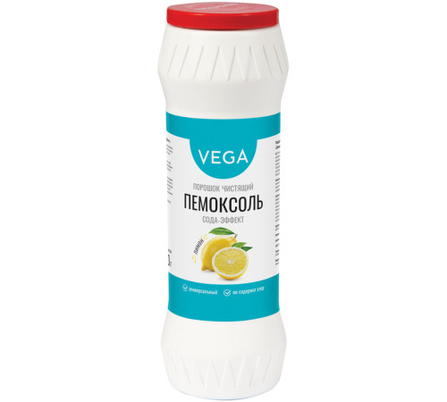 Средство чистящее Vega Пемоксоль "Лимон. Сода-эффект", порошок, 400г