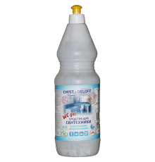 Средство для чистки сантехники Chistodeloff "WC gel", 1000 мл