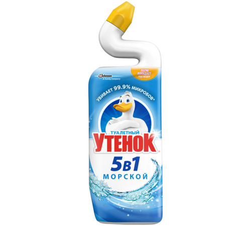 Средство для чистки сантехники Туалетный Утенок "Морской", 500 мл