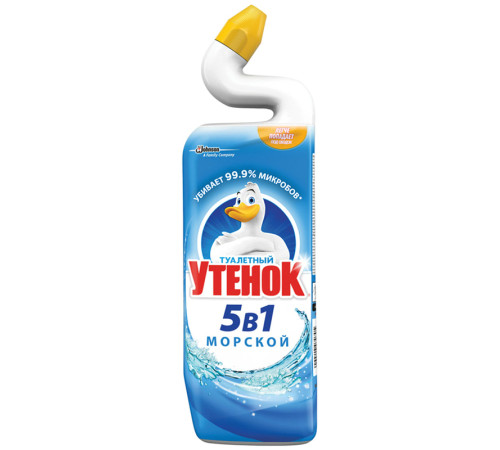 Средство для чистки сантехники Туалетный Утенок "Морской", 900 мл