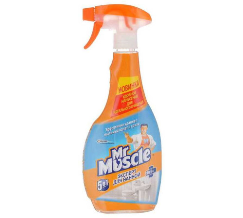 Средство для чистки ванной комнаты Мистер Мускул, 500 мл