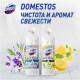 Средство для мытья полов Domestos "Чистота и блеск. Лимон и мята", гель, концентрат, с хлором, 1 л