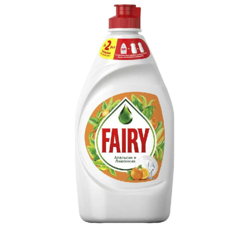 Средство для мытья посуды Fairy "Лимон/Апельсин", 450 мл