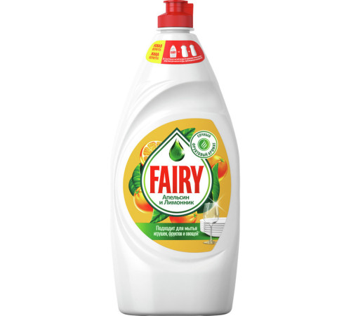 Средство для мытья посуды Fairy "Лимон/Апельсин", 900 мл