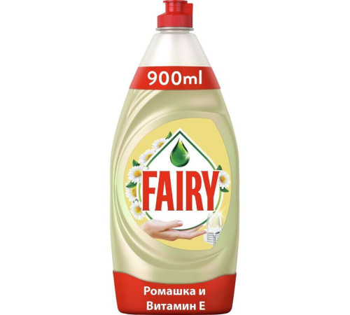 Средство для мытья посуды FAIRY "Нежные ручки" с ромашкой и витамином Е, 900 мл, 