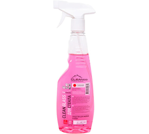 Средство для мытья стекол CleanGlass PINK SAKURA Premium, 500 мл