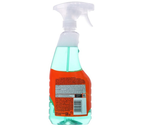 Средство для мытья стекол Мистер Мускул, с нашат.спиртом, триггер, 530 мл