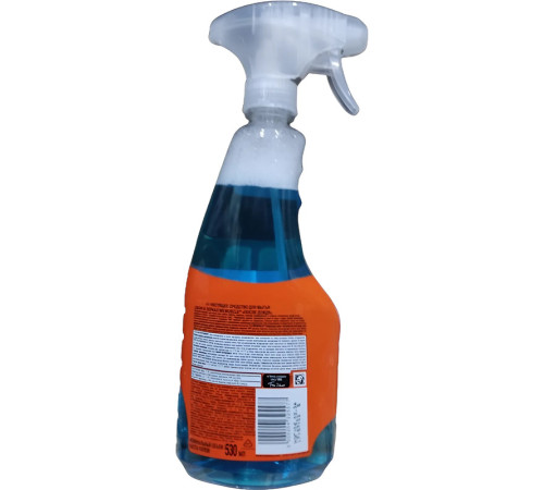 Средство для мытья стекол Мистер Мускул со спиртом, триггер, 530 мл