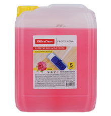Средство для мытья стен и полов OfficeClean Professional "Роза", 5 л