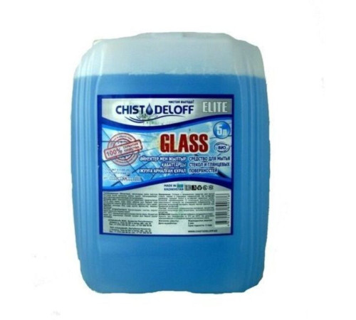 Средство для стеклянных поверхностей Chistodeloff Glass Elite, 5000 мл.