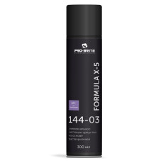 Средство для удаления следов скотча, этикеток, жеват.резинки PRO-BRITE "Formula X-5",300мл, аэрозоль