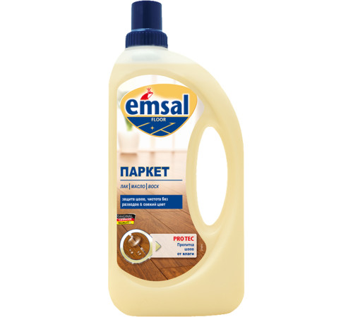 Средство для ухода за паркетными полами Emsal, 1000 мл. 