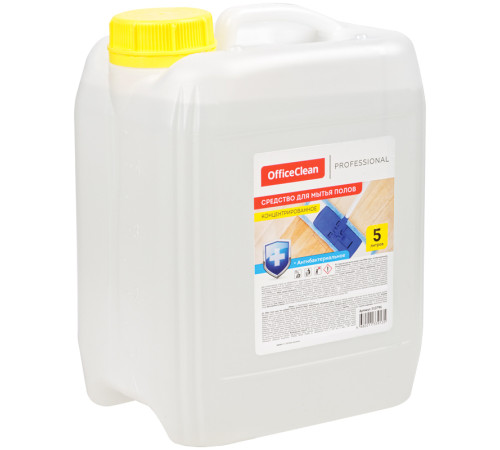 Средство для ухода за полами,универсальное OfficeClean  Антибактериальное, концентрат,  5л