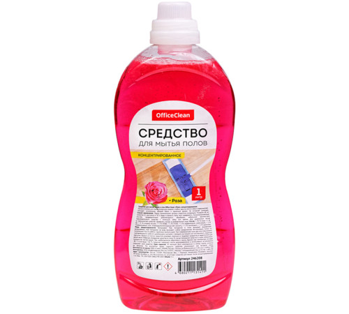 Средство для ухода за полами,универсальное OfficeClean "Роза", 1000 мл.