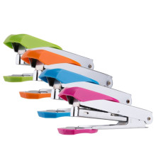 Степлер №10 DELI металлический, на 15 листов, ассорти 