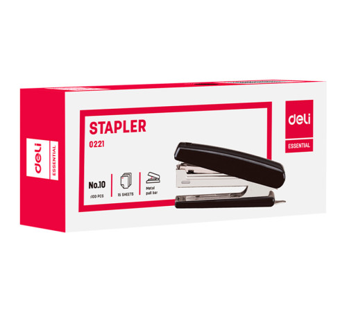 Степлер DELI до 15 листов,  ассорти