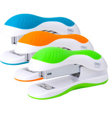 Степлер DELI до 20 листов, ассорти