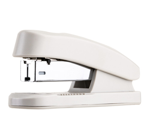 Степлер DELI до 20 листов, пластиковый корпус, белый