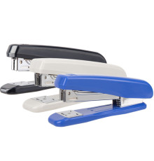 Степлер DELI до 25 листов, пластиковый корпус, ассорти