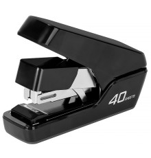 Степлер DELI до 40 листов, пластиковый корпус, облегченное нажатие, (скобы №24/6 - 26/6), черный