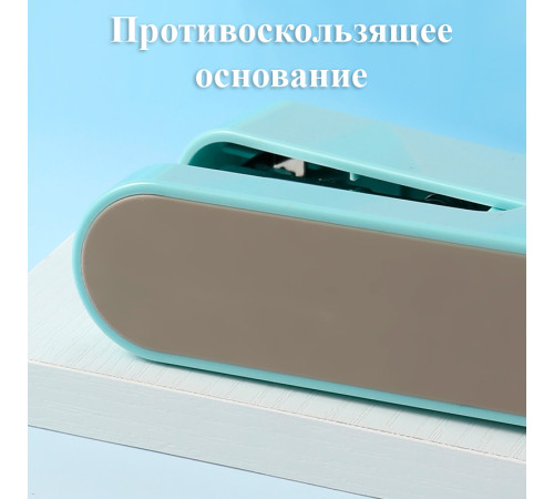 Степлер DELI "LonGreen" до 25 листов, пластиковый корпус, синий