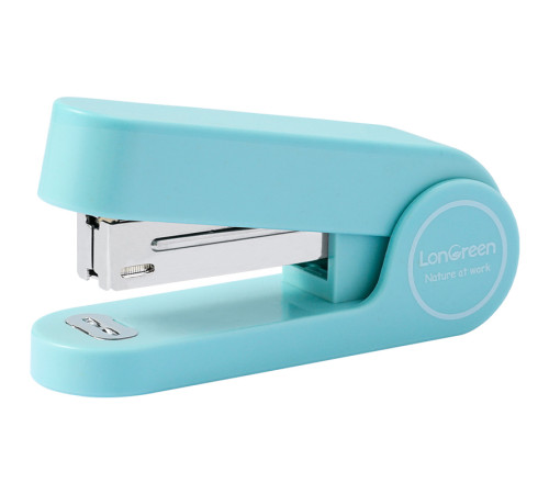 Степлер DELI "LonGreen" до 25 листов, пластиковый корпус, синий