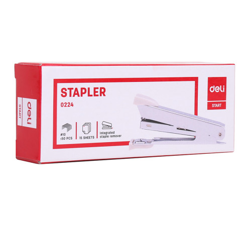 Степлер металический DELI до 15 листов