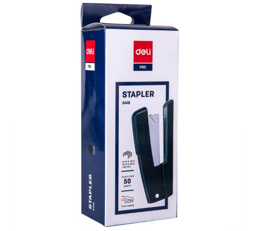 Степлер металлический DELI до 50 листов (скобы №24/6 - 26/8)