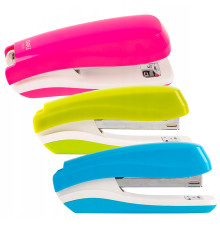 Степлер металлический DELI "Е0350" до 25 листов, ассорти