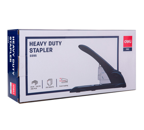Степлер мощный DELI до 210 листов (скобы 23/6 - 23/23)