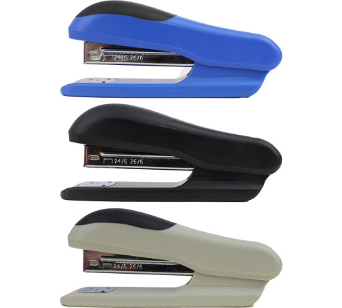 Степлер "8218" до 20 листов, пластиковый корпус, ассорти