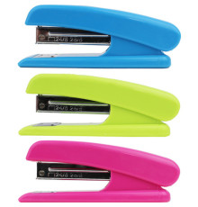 Степлер "8224" до 25 листов, пластиковый корпус, ассорти