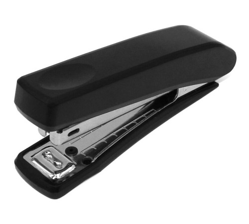 Степлер "8245", пластиковый корпус, до 12 листов, черный