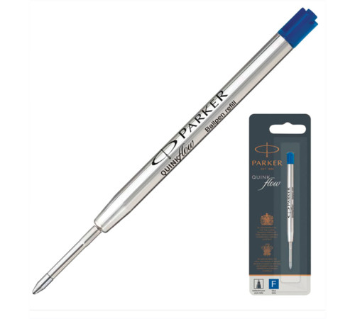 Стержень шариковый Parker, 0.8 мм( F ), синий, в блистере