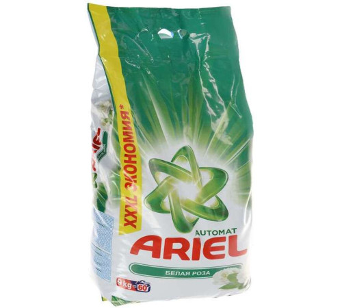 Стиральный порошок Ariel, автомат 9 кг.