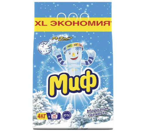 Стиральный порошок МИФ автомат, 4 кг